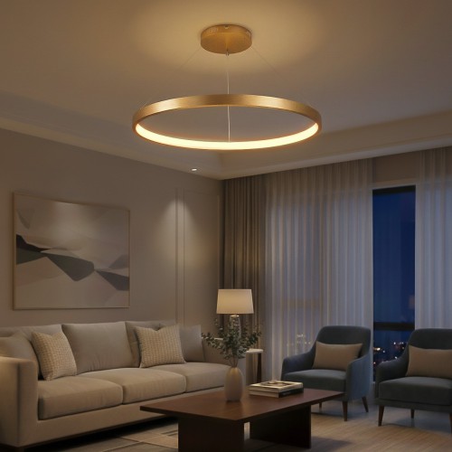kelvo® NEMESIS KLV-101-0216 Κρεμαστό Φωτιστικό Οροφής LED 75W 7500lm 180° AC 220-240V IP20 Ρυθμιζόμενο Λευκό CCT με Χειριστήριο από 2700K έως 6000K Dimmable - Lumileds SMD Chip - Χρυσό Πλατίνα - Μ100 x Π100 x Υ4cm - 3 Χρόνια Εγγύηση Διακόσμηση - Φως - Χαλ kelvo® NEMESIS KLV-101-0216 Κρεμαστό Φωτιστικό Οροφής LED 75W 7500lm 180° AC 220-240V IP20 Ρυθμιζόμενο Λευκό CCT με Χειριστήριο από 2700K έως 6000K Dimmable - Lumileds SMD Chip - Χρυσό Πλατίνα - Μ100 x Π100 x Υ4cm - 3 Χρόνια Εγγύηση Διακόσμηση - Φως - Χαλ