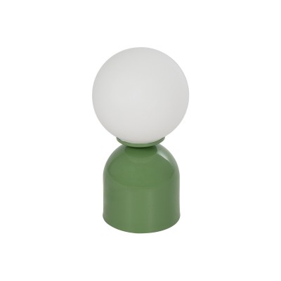 GLOBOSTAR® MAGIC 204-0130 Μοντέρνο Επιτραπέζιο Φωτιστικό Πορτατίφ με Ντουί 1 x E14 AC 220-240V IP20 - Πράσινο & Λευκό - Μ15 x Π15 x Υ28cm GLOBOSTAR® MAGIC 204-0130 Μοντέρνο Επιτραπέζιο Φωτιστικό Πορτατίφ με Ντουί 1 x E14 AC 220-240V IP20 - Πράσινο & Λευκό - Μ15 x Π15 x Υ28cm
