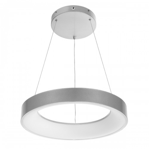 GloboStar® SALEM 61242 Κρεμαστή Πλαφονιέρα Οροφής Δαχτυλίδι-Κύκλος LED CCT 75W 8625lm 120° AC 220-240V - Εναλλαγή Φωτισμού μέσω Τηλεχειριστηρίου All In One Ψυχρό 6000k+Φυσικό 4500k+Θερμό 2700k Dimmable Φ45cm - Ασημί - 3 Years Warranty Διακόσμηση - Φως - Χ GloboStar® SALEM 61242 Κρεμαστή Πλαφονιέρα Οροφής Δαχτυλίδι-Κύκλος LED CCT 75W 8625lm 120° AC 220-240V - Εναλλαγή Φωτισμού μέσω Τηλεχειριστηρίου All In One Ψυχρό 6000k+Φυσικό 4500k+Θερμό 2700k Dimmable Φ45cm - Ασημί - 3 Years Warranty Διακόσμηση - Φως - Χ