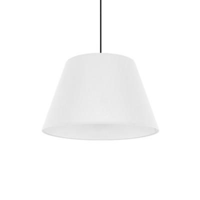 GLOBOSTAR® TRIANGLE 204-0089 Μοντέρνο Κρεμαστό Φωτιστικό Οροφής με Ντουί 1 x E27 AC 220-240V IP20 - Λευκό - Μ35 x Π35 x Υ24cm