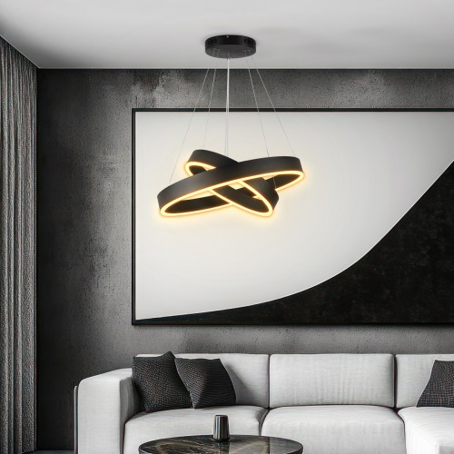 kelvo® VENOM KLV-101-0196-V2 Κρεμαστό Φωτιστικό Οροφής LED 75W 7500lm 120° AC 220-240V IP20 Ρυθμιζόμενο Λευκό CCT με Χειριστήριο από 2700K έως 6000K Dimmable - Lumileds SMD Chip - Μαύρο Ματ - Μ60 x Π60 x Υ40cm - 3 Χρόνια Εγγύηση Διακόσμηση - Φως - Χαλιά kelvo® VENOM KLV-101-0196-V2 Κρεμαστό Φωτιστικό Οροφής LED 75W 7500lm 120° AC 220-240V IP20 Ρυθμιζόμενο Λευκό CCT με Χειριστήριο από 2700K έως 6000K Dimmable - Lumileds SMD Chip - Μαύρο Ματ - Μ60 x Π60 x Υ40cm - 3 Χρόνια Εγγύηση Διακόσμηση - Φως - Χαλιά