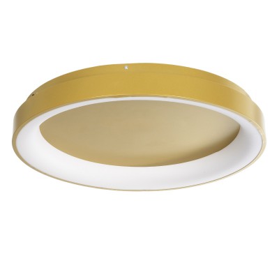GLOBOSTAR® SALEM 61239 Μοντέρνο Φωτιστικό Οροφής LED 105W 12075lm 120° AC 220-240V IP20 Ρυθμιζόμενο Λευκό CCT με Χειριστήριο από 2700K έως 6000K Dimmable - Lumileds SMD Chip - Χρυσό - Μ60 x Π60 x Υ9.5cm - 3 Χρόνια Εγγύηση GLOBOSTAR® SALEM 61239 Μοντέρνο Φωτιστικό Οροφής LED 105W 12075lm 120° AC 220-240V IP20 Ρυθμιζόμενο Λευκό CCT με Χειριστήριο από 2700K έως 6000K Dimmable - Lumileds SMD Chip - Χρυσό - Μ60 x Π60 x Υ9.5cm - 3 Χρόνια Εγγύηση