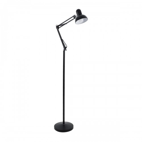 GloboStar® AUDREY 01468 Vintage Φωτιστικό Δαπέδου Μονόφωτο 1 x E27 Μαύρο Μεταλλικό Καμπάνα D15 x H190cm Διακόσμηση - Φως - Χαλιά