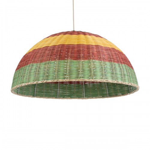 GloboStar® CABALLEROS 02061 Boho Κρεμαστό Φωτιστικό Οροφής Μονόφωτο 1 x E27 AC220-240V IP20 - Φ70 x Υ34cm - Πράσινο με Κίτρινο και Κόκκινο Ξύλινο Μπαμπού Πλέγμα Καμπάνα - 5 Χρόνια Εγγύηση Διακόσμηση - Φως - Χαλιά GloboStar® CABALLEROS 02061 Boho Κρεμαστό Φωτιστικό Οροφής Μονόφωτο 1 x E27 AC220-240V IP20 - Φ70 x Υ34cm - Πράσινο με Κίτρινο και Κόκκινο Ξύλινο Μπαμπού Πλέγμα Καμπάνα - 5 Χρόνια Εγγύηση Διακόσμηση - Φως - Χαλιά