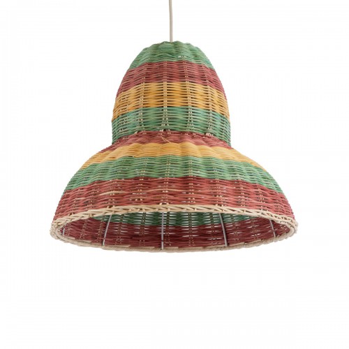 GloboStar® CABALLEROS 02057 Boho Επιτραπέζιο Φωτιστικό Μονόφωτο 1 x E27 AC220-240V IP20 - Φ40 x Υ30cm - Πράσινο με Κίτρινο και Μπεζ με Κόκκινο Ξύλινο Μπαμπού Πλέγμα Καμπάνα - 5 Χρόνια Εγγύηση Διακόσμηση - Φως - Χαλιά GloboStar® CABALLEROS 02057 Boho Επιτραπέζιο Φωτιστικό Μονόφωτο 1 x E27 AC220-240V IP20 - Φ40 x Υ30cm - Πράσινο με Κίτρινο και Μπεζ με Κόκκινο Ξύλινο Μπαμπού Πλέγμα Καμπάνα - 5 Χρόνια Εγγύηση Διακόσμηση - Φως - Χαλιά