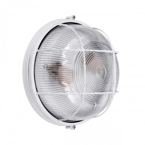 GloboStar® BOATLIGHT 61588 Vintage Industrial Φωτιστικό Τοίχου - Απλίκα - Καραβοχελώνα Εξωτερικού Χώρου Δίφωτο 2 x E27 AC220-240V Αδιάβροχο IP65 - Σώμα Αλουμινίου & Tempered Glass - Φ24 x Υ11cm - Λευκό - Στρόγγυλο - 5 Years Warranty Διακόσμηση - Φως - GloboStar® BOATLIGHT 61588 Vintage Industrial Φωτιστικό Τοίχου - Απλίκα - Καραβοχελώνα Εξωτερικού Χώρου Δίφωτο 2 x E27 AC220-240V Αδιάβροχο IP65 - Σώμα Αλουμινίου & Tempered Glass - Φ24 x Υ11cm - Λευκό - Στρόγγυλο - 5 Years Warranty Διακόσμηση - Φως -