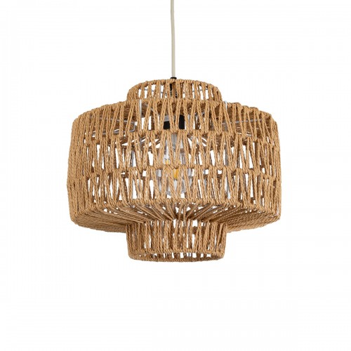 GloboStar® JENSON 00909 Vintage Κρεμαστό Φωτιστικό Οροφής Μονόφωτο 1 x E27 Πλέγμα με Ανοιχτό Καφέ Σχοινί Φ33 x Y35cm Διακόσμηση - Φωτισμός - Χαλιά GloboStar® JENSON 00909 Vintage Κρεμαστό Φωτιστικό Οροφής Μονόφωτο 1 x E27 Πλέγμα με Ανοιχτό Καφέ Σχοινί Φ33 x Y35cm Διακόσμηση - Φωτισμός - Χαλιά