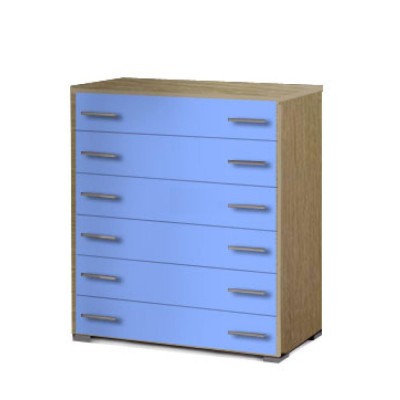 Συρταριέρα παιδική 6 συρτ. 90cm δρυς-σιέλ ελληνικής προέλευσης 11928488 Συρταριέρα παιδική 6 συρτ. 90cm δρυς-σιέλ ελληνικής προέλευσης 11928488