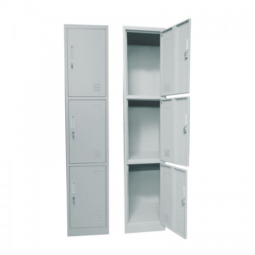 LOCKER 3 Θέσεων Μέταλλο Βαφή Γκρι 38x45x185cm/Ε6006,1 Εξωτερικού Χώρου LOCKER 3 Θέσεων Μέταλλο Βαφή Γκρι 38x45x185cm/Ε6006,1 Εξωτερικού Χώρου