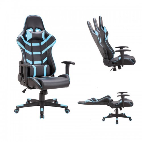 BF9050 Gaming Πολυθρόνα Γραφείου, Ανάκλιση Πλάτης έως 90°, Pu Μαύρο - Μπλε 67x69x124/134cm/ΕΟ588,2 BF9050 Gaming Πολυθρόνα Γραφείου, Ανάκλιση Πλάτης έως 90°, Pu Μαύρο - Μπλε 67x69x124/134cm/ΕΟ588,2