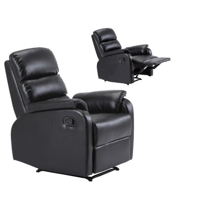 COMFORT Πολυθρόνα Relax Σαλονιού - Καθιστικού, PU Μαύρο 79x97x101cm/Ε9732,2 COMFORT Πολυθρόνα Relax Σαλονιού - Καθιστικού, PU Μαύρο 79x97x101cm/Ε9732,2
