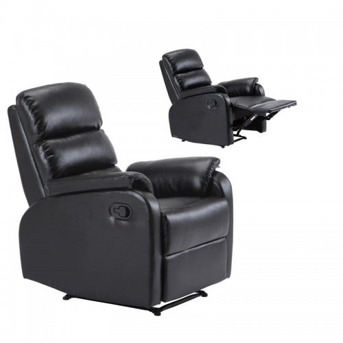 COMFORT Πολυθρόνα Relax Σαλονιού - Καθιστικού, PU Μαύρο 79x97x101cm/Ε9732,2 COMFORT Πολυθρόνα Relax Σαλονιού - Καθιστικού, PU Μαύρο 79x97x101cm/Ε9732,2