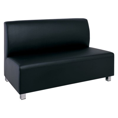 BANDY 2Θέσιος Καναπές Pu Μαύρο 130x71x88cm/Ε952,22 BANDY 2Θέσιος Καναπές Pu Μαύρο 130x71x88cm/Ε952,22
