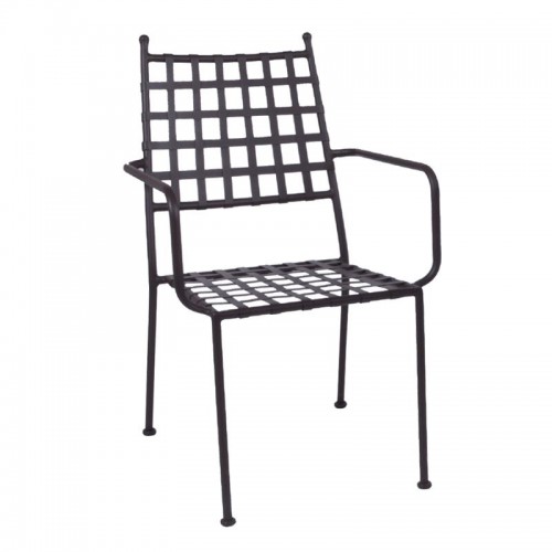 PATON Πολυθρόνα Κήπου Βεράντας, Μέταλλο Βαφή Sand Brown Mesh - Στοιβαζόμενη 54x62x92cm/Ε5143 PATON Πολυθρόνα Κήπου Βεράντας, Μέταλλο Βαφή Sand Brown Mesh - Στοιβαζόμενη 54x62x92cm/Ε5143