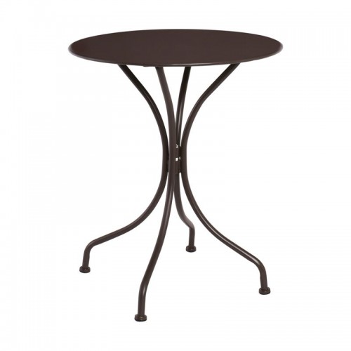 PARK Τραπέζι Μέταλλο Βαφή Sand Brown Φ60cm H.70cm/Ε5170,3 Εξωτερικού Χώρου PARK Τραπέζι Μέταλλο Βαφή Sand Brown Φ60cm H.70cm/Ε5170,3 Εξωτερικού Χώρου