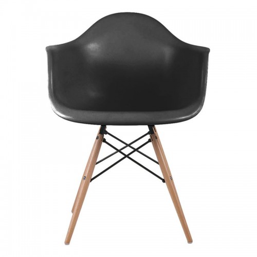 ALEA Wood Πολυθρόνα Ξύλο, ΡΡ Μαύρο 62x58x81cm/ΕΜ129,2W Σαλόνι ALEA Wood Πολυθρόνα Ξύλο, ΡΡ Μαύρο 62x58x81cm/ΕΜ129,2W Σαλόνι