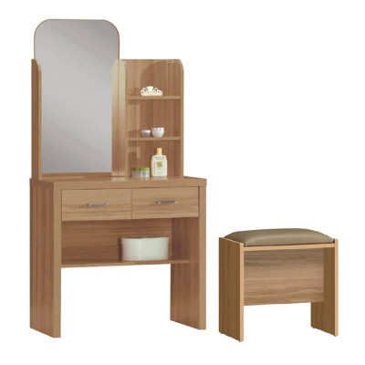 CALIBER Set Τουαλέτα + Σκαμπό Απόχρωση Sonoma Oak 80x39x155cm/Ε7388 CALIBER Set Τουαλέτα + Σκαμπό Απόχρωση Sonoma Oak 80x39x155cm/Ε7388