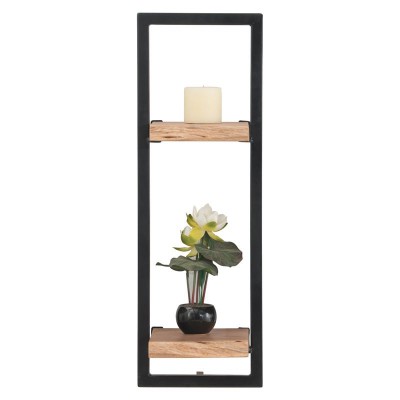 LIZARD Frame Ράφι Μέταλλο Βαφή Μαύρο, Ξύλο Ακακία Φυσικό 20x25x75cm/ΕΑ7070,2 LIZARD Frame Ράφι Μέταλλο Βαφή Μαύρο, Ξύλο Ακακία Φυσικό 20x25x75cm/ΕΑ7070,2