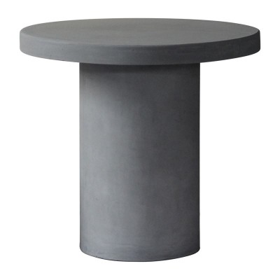 CONCRETE Cylinder Τραπέζι Ροτόντα, Cement Grey Φ80cm H.75cm/Ε6207 CONCRETE Cylinder Τραπέζι Ροτόντα, Cement Grey Φ80cm H.75cm/Ε6207