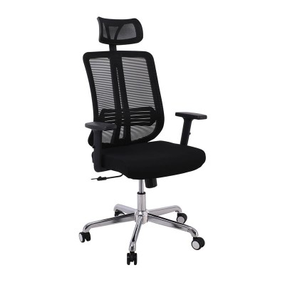 BF9500 Πολυθρόνα Γραφείου Διευθυντή Mesh Μαύρο, Μπράτσα up-down 68x72x115/123cm/ΕΟ543,1