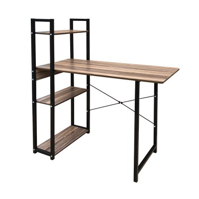 ΓΡΑΦΕΙΟ Η/Υ 4 Ράφια Μέταλλο Βαφή Μαύρο - Melamine Απόχρωση Καρυδί 90x40x73/110cm/ΕΟ401,1 ΓΡΑΦΕΙΟ Η/Υ 4 Ράφια Μέταλλο Βαφή Μαύρο - Melamine Απόχρωση Καρυδί 90x40x73/110cm/ΕΟ401,1