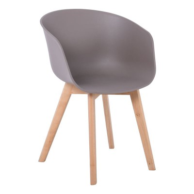 ΣΕΤ OPTIM Πολυθρόνα Ξύλινο Πόδι Οξιά Φυσικό, PP Sand Beige 54x51x79cm/ΕΜ140,3 ΣΕΤ OPTIM Πολυθρόνα Ξύλινο Πόδι Οξιά Φυσικό, PP Sand Beige 54x51x79cm/ΕΜ140,3