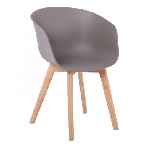 ΣΕΤ OPTIM Πολυθρόνα Ξύλινο Πόδι Οξιά Φυσικό, PP Sand Beige 54x51x79cm/ΕΜ140,3 ΣΕΤ OPTIM Πολυθρόνα Ξύλινο Πόδι Οξιά Φυσικό, PP Sand Beige 54x51x79cm/ΕΜ140,3