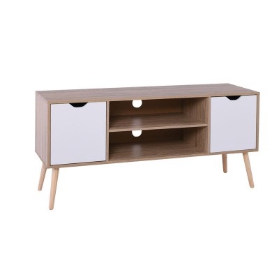 ALINA Έπιπλο TV Απόχρωση Sonoma - Άσπρο 120x38x58cm/Ε747,1 ALINA Έπιπλο TV Απόχρωση Sonoma - Άσπρο 120x38x58cm/Ε747,1
