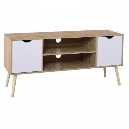 ALINA Έπιπλο TV Απόχρωση Sonoma - Άσπρο 120x38x58cm/Ε747,1 Σαλόνι