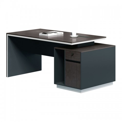 ADVANCE Γραφείο Σκούρο Καρυδί - Sky Grey 160x80x75cm/ΕΟ822 ADVANCE Γραφείο Σκούρο Καρυδί - Sky Grey 160x80x75cm/ΕΟ822