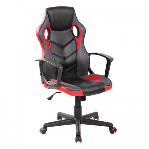 BF7700 Gaming Πολυθρόνα Mesh, Pu Μαύρο - Κόκκινο 62x59x105/117cm/ΕΟ599,1 Έπιπλα Γραφείου