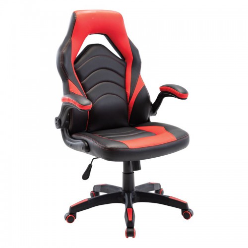 BF7800 Gaming Πολυθρόνα Pu Μαύρο - Κόκκινο 71x67x115/127cm/ΕΟ286,1 Έπιπλα Γραφείου