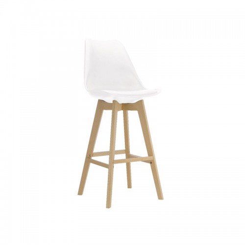 MARTIN Σκαμπό BAR Οξιά Φυσικό, Κάθισμα Η.67cm, PP-Pu Άσπρο, Μονταρισμένη Ταπετσαρία 49x54x67/106cm/ΕΜ147,11 Τραπεζαρία MARTIN Σκαμπό BAR Οξιά Φυσικό, Κάθισμα Η.67cm, PP-Pu Άσπρο, Μονταρισμένη Ταπετσαρία 49x54x67/106cm/ΕΜ147,11 Τραπεζαρία
