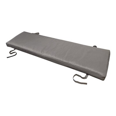 CONCRETE Μαξιλάρι Πάγκου Γκρι Ύφασμα Water Repellent 40,5x150,5x8cm/Ε6202,Μ