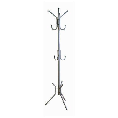 LEROY Καλόγερος Μέταλλο Βαφή Silver 38x38x176cm/ΕΜ187,3 LEROY Καλόγερος Μέταλλο Βαφή Silver 38x38x176cm/ΕΜ187,3