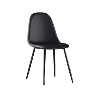 ΣΕΤ CELINA Καρέκλα Μέταλλο Βαφή Μαύρo, Pvc Μαύρο 45x54x85cm/ΕΜ907,4ΜP ΣΕΤ CELINA Καρέκλα Μέταλλο Βαφή Μαύρo, Pvc Μαύρο 45x54x85cm/ΕΜ907,4ΜP