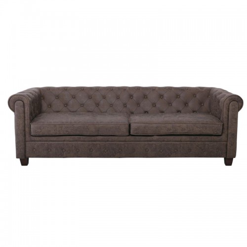 CHESTERFIELD Newport Kαναπές 3Θέσιος Σαλονιού - Καθιστικού, Ύφασμα Antique Look Καφέ 219x82x73cm/Ε9420,33 CHESTERFIELD Newport Kαναπές 3Θέσιος Σαλονιού - Καθιστικού, Ύφασμα Antique Look Καφέ 219x82x73cm/Ε9420,33