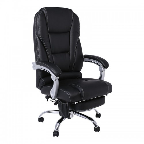 BF8550 Massage Relax Πολυθρόνα Γραφείου Διευθυντή, Βάση Χρώμιο με Υποπόδιο, Pu Μαύρο 68x64-135x118/127cm/ΕΟ284,1 BF8550 Massage Relax Πολυθρόνα Γραφείου Διευθυντή, Βάση Χρώμιο με Υποπόδιο, Pu Μαύρο 68x64-135x118/127cm/ΕΟ284,1