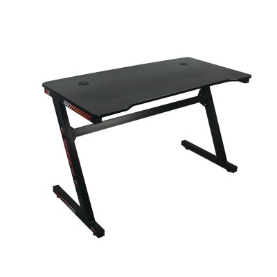 GAMING Γραφείο 120x60cm τ.Carbon Μέταλλο Βαφή Μαύρο 120x60x75cm/ΕΟ416