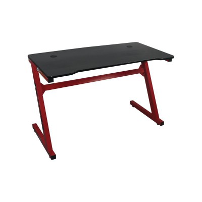 GAMING Γραφείο 120x60cm τ.Carbon Μέταλλο Βαφή Κόκκινο 120x60x75cm/ΕΟ416,1