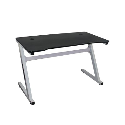 GAMING Γραφείο 120x60cm τ.Carbon Μέταλλο Βαφή Άσπρο 120x60x75cm/ΕΟ416,2