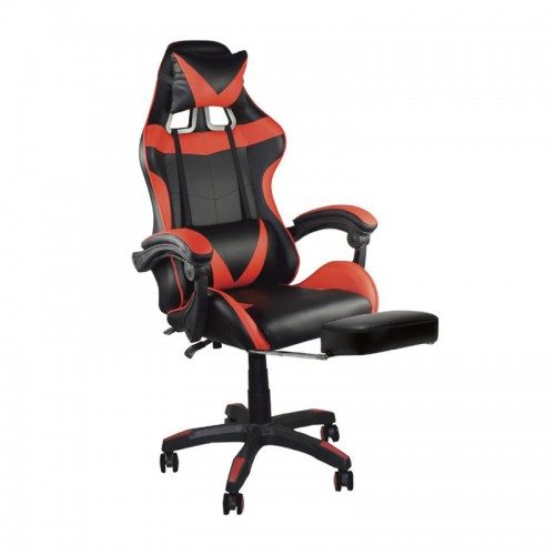 BF7860 Gaming Relax Πολυθρόνα Γραφείου με Υποπόδιο, Pu Μαύρο - Κόκκινο 63x70x117/127cm/ΕΟ581,1 Έπιπλα Γραφείου BF7860 Gaming Relax Πολυθρόνα Γραφείου με Υποπόδιο, Pu Μαύρο - Κόκκινο 63x70x117/127cm/ΕΟ581,1 Έπιπλα Γραφείου