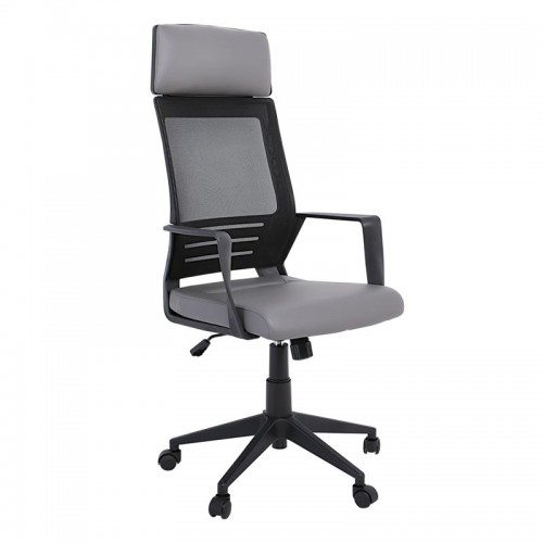 BF2500 Πολυθρόνα Γραφείου Διευθυντή Mesh Μαύρο - Pu Γκρι 58x62x116/126cm/ΕΟ607,2 Έπιπλα Γραφείου BF2500 Πολυθρόνα Γραφείου Διευθυντή Mesh Μαύρο - Pu Γκρι 58x62x116/126cm/ΕΟ607,2 Έπιπλα Γραφείου
