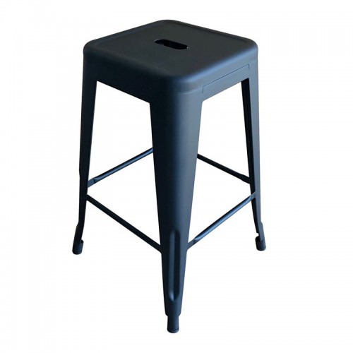 RELIX Σκαμπό Bar H.65cm, Στοιβαζόμενο, Μέταλλο Βαφή Μαύρο Extra Matte 42x42 H.65cm/Ε5193,1ΜW RELIX Σκαμπό Bar H.65cm, Στοιβαζόμενο, Μέταλλο Βαφή Μαύρο Extra Matte 42x42 H.65cm/Ε5193,1ΜW