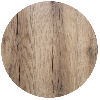 HPL (High Pressure Laminated) Επιφάνεια Τραπεζιού Απόχρωση Natural Wood Φ70cm/12mm/Ε101,44ΗΡ
