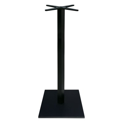 ΣΕΤ PRATO-W Βάση Τραπεζιού BAR 45x45cm H.108cm Μέταλλο Βαφή Μαύρο / 13,00Kg 45x45 H.108cm/Ε0681,W