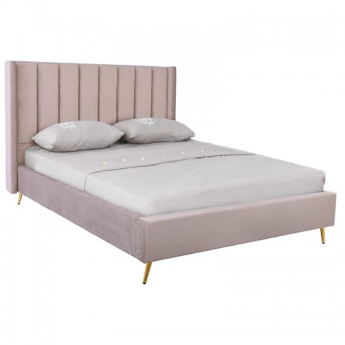 PASSION Κρεβάτι Διπλό για Στρώμα 160x200cm, Ύφασμα Velure Απόχρωση Cappuccino 171x227x120cm/Ε8803,1 PASSION Κρεβάτι Διπλό για Στρώμα 160x200cm, Ύφασμα Velure Απόχρωση Cappuccino 171x227x120cm/Ε8803,1