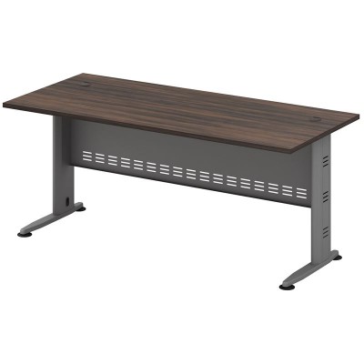 COMPACT Γραφείο Απόχρωση Γκρι - Σκούρο Καρυδί 180x80x75cm/ΕΟ982,1 COMPACT Γραφείο Απόχρωση Γκρι - Σκούρο Καρυδί 180x80x75cm/ΕΟ982,1