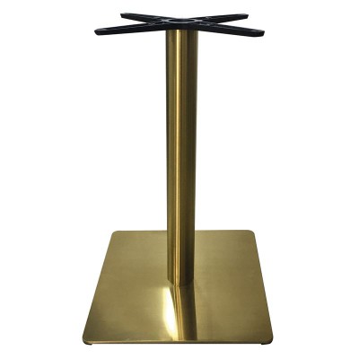 ΣΕΤ WILSON βάση τραπεζιού Gold Inox #201 (14,40 kg) 45x45cm H.72cm/ΕΜ674 ΣΕΤ WILSON βάση τραπεζιού Gold Inox #201 (14,40 kg) 45x45cm H.72cm/ΕΜ674
