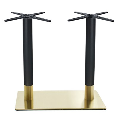 RIVA Βάση Τραπεζιού Μακρόστενη Gold Inox #201 - Black / 21,20 Kg 70x40cm H.72cm/ΕΜ671 RIVA Βάση Τραπεζιού Μακρόστενη Gold Inox #201 - Black / 21,20 Kg 70x40cm H.72cm/ΕΜ671